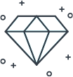 shinning diamond icon